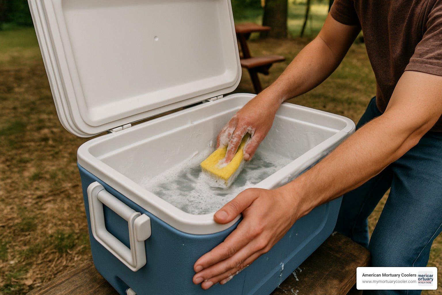 How to Clean a Cooler: 4 Methods that Guarantee Results - American Mortuary Coolers & Equipments How to Clean a Cooler: 4 Methods that Guarantee Results - American Mortuary Coolers & Equipments